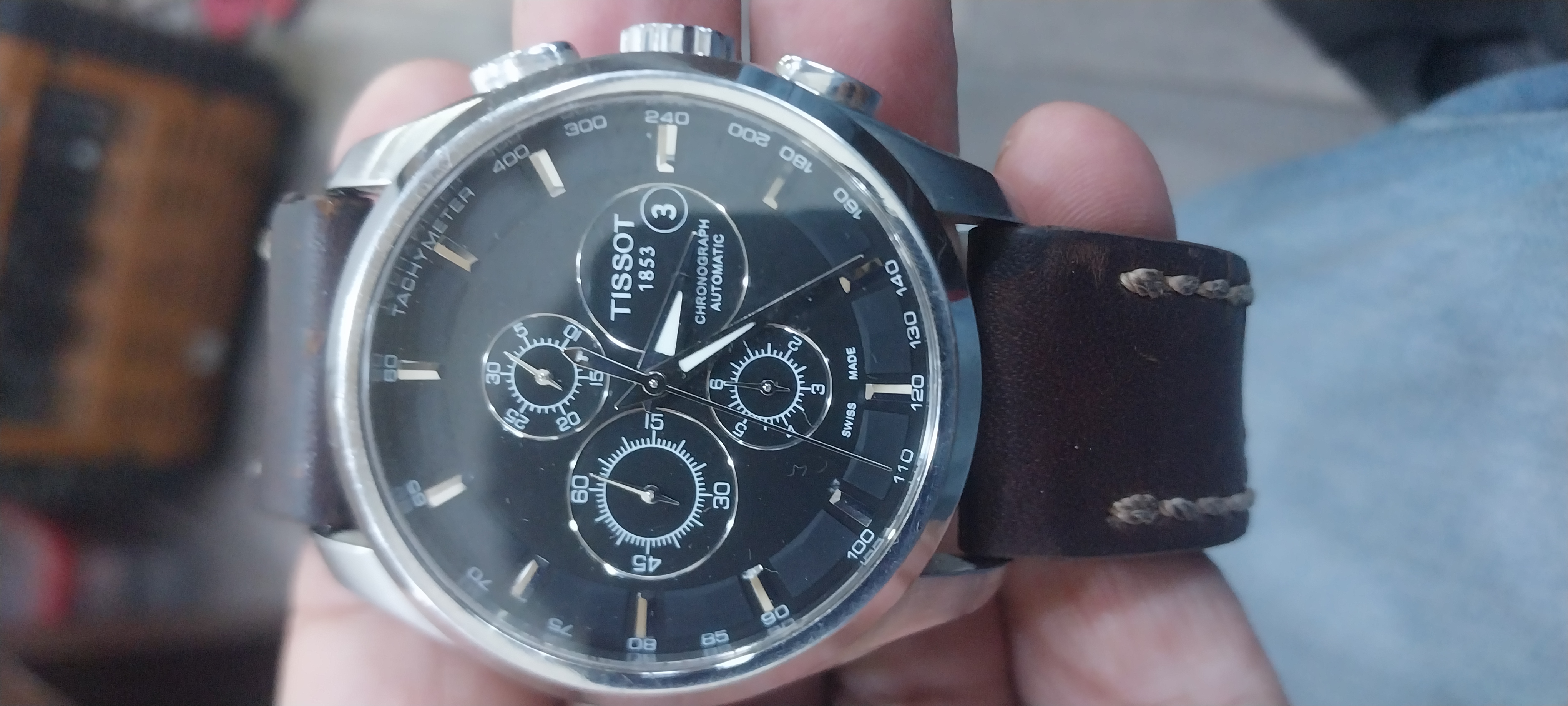 Tissot Automatic side view