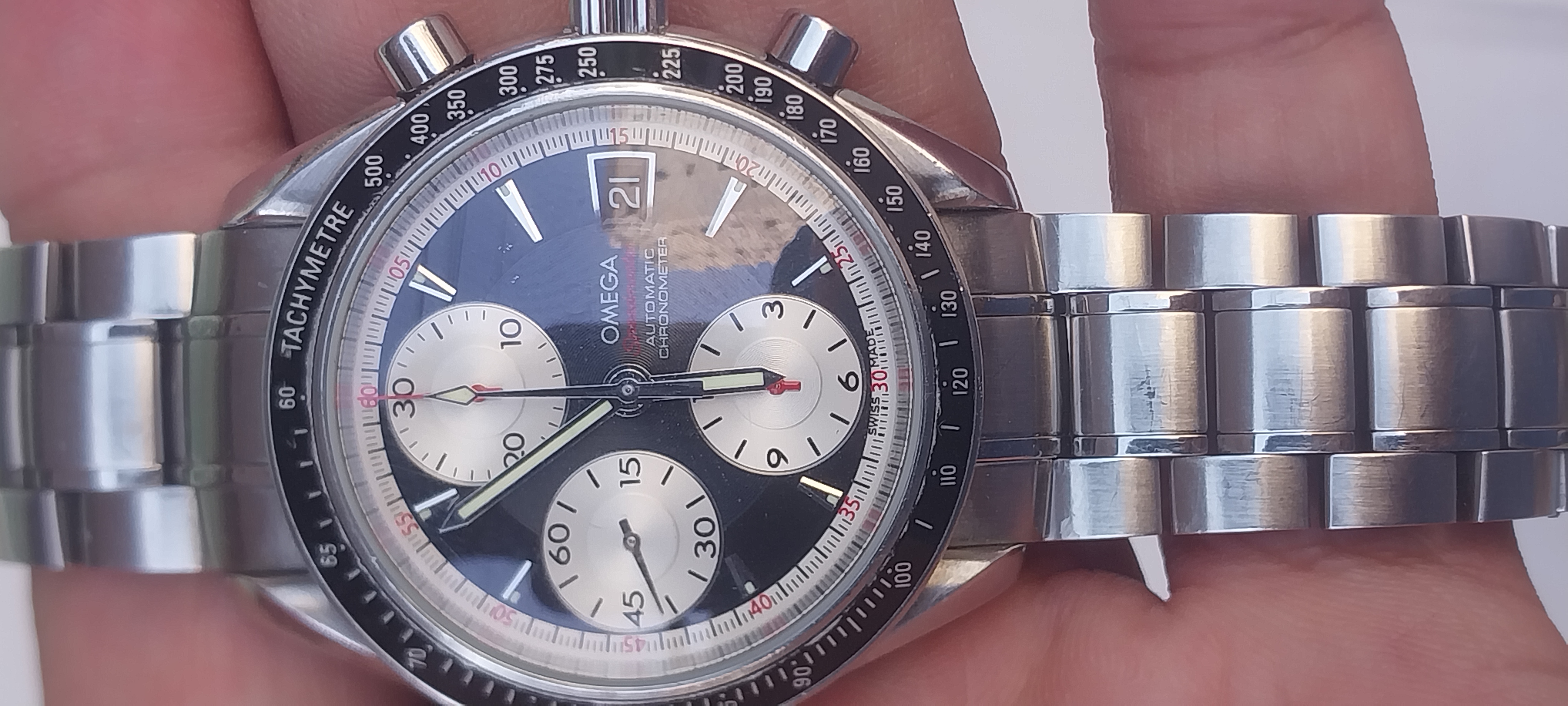 Omega Speedmaster Panda chronograph